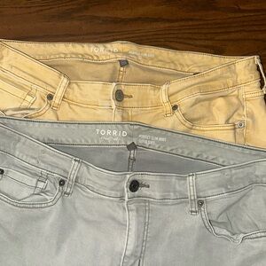 Torrid Size 18 Perfect Slim Boot Super Soft Mid-Rise Jean Bundle of 2
